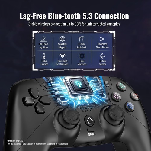 Ergonomic ps5 gaming - ps5/pc,